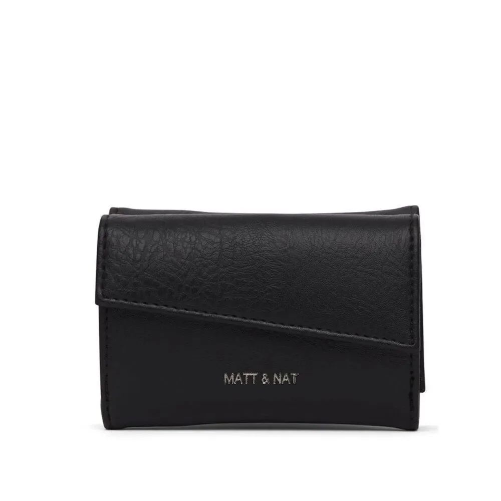 Matt & Nat Tani Small  Vegan Wallet Black